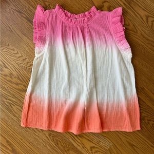 Karlie Gauze Ombré Top Size M